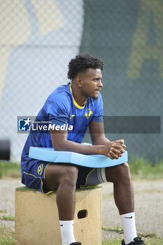 2024-07-17 - Juan Cabal of Hellas Verona during Hellas Verona FC vs Top 22 Dilettanti Verona, 1° Test Match, at Centro Sportivo 'La Pineta' on Folgaria (TN), on July 17, 2024. - HELLAS VERONA FC VS TOP 22 DILETTANTI VERONA - FRIENDLY MATCH - SOCCER