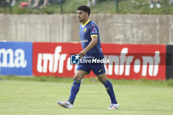 2024-07-17 - Abdou Harroui of Hellas Verona during Hellas Verona FC vs Top 22 Dilettanti Verona, 1° Test Match, at Centro Sportivo 'La Pineta' on Folgaria (TN), on July 17, 2024. - HELLAS VERONA FC VS TOP 22 DILETTANTI VERONA - FRIENDLY MATCH - SOCCER