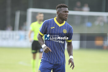 2024-07-17 - Daniel Mosquera of Hellas Verona during Hellas Verona FC vs Top 22 Dilettanti Verona, 1° Test Match, at Centro Sportivo 'La Pineta' on Folgaria (TN), on July 17, 2024. - HELLAS VERONA FC VS TOP 22 DILETTANTI VERONA - FRIENDLY MATCH - SOCCER