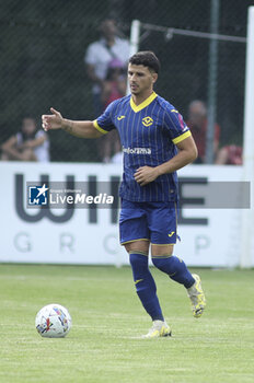 2024-07-17 - Dani Silva of Hellas Verona play the ball during Hellas Verona FC vs Top 22 Dilettanti Verona, 1° Test Match, at Centro Sportivo 'La Pineta' on Folgaria (TN), on July 17, 2024. - HELLAS VERONA FC VS TOP 22 DILETTANTI VERONA - FRIENDLY MATCH - SOCCER