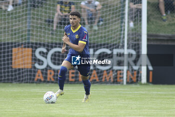 2024-07-17 - Dani Silva of Hellas Verona play the ball during Hellas Verona FC vs Top 22 Dilettanti Verona, 1° Test Match, at Centro Sportivo 'La Pineta' on Folgaria (TN), on July 17, 2024. - HELLAS VERONA FC VS TOP 22 DILETTANTI VERONA - FRIENDLY MATCH - SOCCER