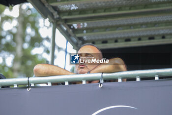 2024-07-17 - Maurizio Setti Chairman of Hellas Verona FC looks during Hellas Verona FC vs Top 22 Dilettanti Verona, 1° Test Match, at Centro Sportivo 'La Pineta' on Folgaria (TN), on July 17, 2024. - HELLAS VERONA FC VS TOP 22 DILETTANTI VERONA - FRIENDLY MATCH - SOCCER