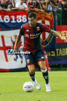 2024-07-20 - Stefano Sabelli of Genoa CFC play the ball during Genoa CFC vs Venezia FC, Test Match pre season Serie A Enilive 2024-25, at Centro Sportivo 