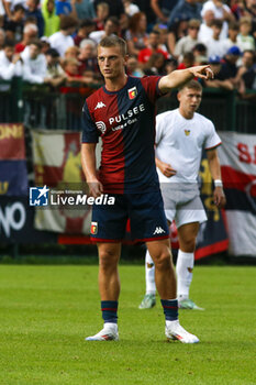 2024-07-20 - Albert Gudmundsson of Genoa CFC gestures during Genoa CFC vs Venezia FC, Test Match pre season Serie A Enilive 2024-25, at Centro Sportivo 