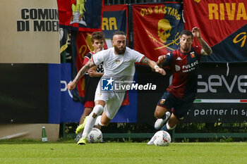 2024-07-20 - Francesco Zampano of Venezia FC battle for the ball with Stefano Sabelli of Genoa CFC during Genoa CFC vs Venezia FC, Test Match pre season Serie A Enilive 2024-25, at Centro Sportivo 