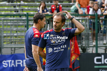 2024-07-20 - Alberto Gilardino Head Coach of Genoa CFC during Genoa CFC vs Venezia FC, Test Match pre season Serie A Enilive 2024-25, at Centro Sportivo 