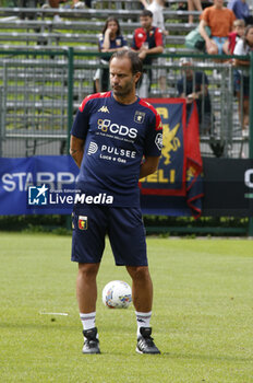 2024-07-20 - Alberto Gilardino Head Coach of Genoa CFC during Genoa CFC vs Venezia FC, Test Match pre season Serie A Enilive 2024-25, at Centro Sportivo 