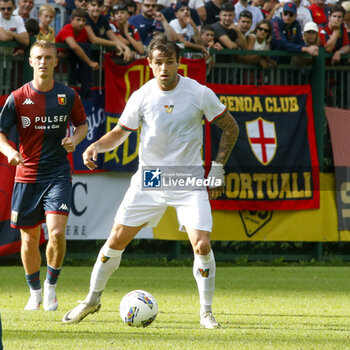 2024-07-20 - Nicholas Pierini of Venezia FC play the ball during Genoa CFC vs Venezia FC, Test Match pre season Serie A Enilive 2024-25, at Centro Sportivo 