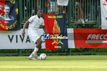 2024-07-20 - Issah Doumbia of Venezia FC play the ball during Genoa CFC vs Venezia FC, Test Match pre season Serie A Enilive 2024-25, at Centro Sportivo 