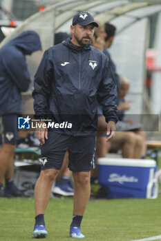 2024-07-24 - Paolo Zanetti Head Coach of Hellas Verona during Hellas Verona FC vs Virtus Verona FC, 3° Test Match, at Centro Sportivo 'La Pineta' on Folgaria (TN), on July 24, 2024. - HELLAS VERONA FC VS VIRTUS VERONA - FRIENDLY MATCH - SOCCER