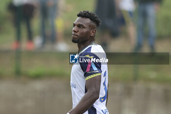 2024-07-24 - Daniel Mosquera of Hellas Verona during Hellas Verona FC vs Virtus Verona FC, 3° Test Match, at Centro Sportivo 'La Pineta' on Folgaria (TN), on July 24, 2024. - HELLAS VERONA FC VS VIRTUS VERONA - FRIENDLY MATCH - SOCCER