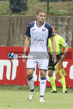 2024-07-24 - Martin Frese of Hellas Verona during Hellas Verona FC vs Virtus Verona FC, 3° Test Match, at Centro Sportivo 'La Pineta' on Folgaria (TN), on July 24, 2024. - HELLAS VERONA FC VS VIRTUS VERONA - FRIENDLY MATCH - SOCCER