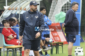 2024-07-24 - Paolo Zanetti Head Coach of Hellas Verona during Hellas Verona FC vs Virtus Verona FC, 3° Test Match, at Centro Sportivo 'La Pineta' on Folgaria (TN), on July 24, 2024. - HELLAS VERONA FC VS VIRTUS VERONA - FRIENDLY MATCH - SOCCER