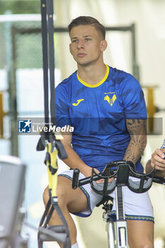 2024-07-24 - Tomas Suslov of Hellas Verona during Hellas Verona FC vs Virtus Verona FC, 3° Test Match, at Centro Sportivo 'La Pineta' on Folgaria (TN), on July 24, 2024. - HELLAS VERONA FC VS VIRTUS VERONA - FRIENDLY MATCH - SOCCER