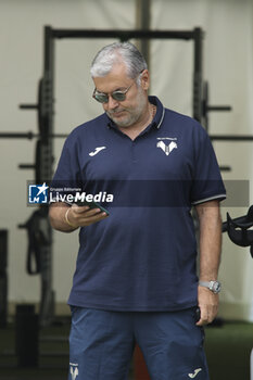 2024-07-24 - Sean Sogliano Sport director of Hellas Verona FCduring Hellas Verona FC vs Virtus Verona FC, 3° Test Match, at Centro Sportivo 'La Pineta' on Folgaria (TN), on July 24, 2024. - HELLAS VERONA FC VS VIRTUS VERONA - FRIENDLY MATCH - SOCCER