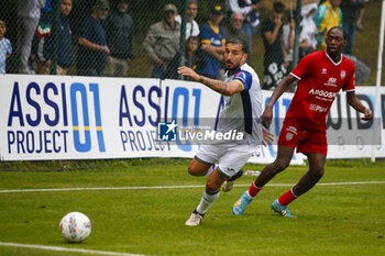 2024-07-24 - Federico Ceccerini of Hellas Verona during Hellas Verona FC vs Virtus Verona FC, 3° Test Match, at Centro Sportivo 'La Pineta' on Folgaria (TN), on July 24, 2024. - HELLAS VERONA FC VS VIRTUS VERONA - FRIENDLY MATCH - SOCCER