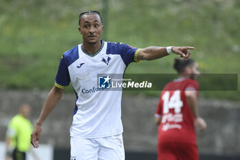 2024-07-24 - Dailon Livramento of Hellas Verona FC during Hellas Verona FC vs Virtus Verona FC, 3° Test Match, at Centro Sportivo 'La Pineta' on Folgaria (TN), on July 24, 2024. - HELLAS VERONA FC VS VIRTUS VERONA - FRIENDLY MATCH - SOCCER