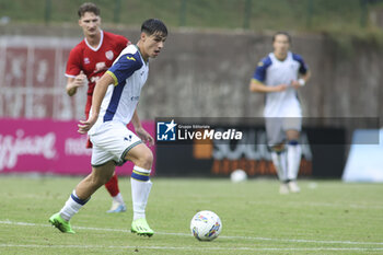 2024-07-24 - Davide De Batttisti of Hellas Verona during Hellas Verona FC vs Virtus Verona FC, 3° Test Match, at Centro Sportivo 'La Pineta' on Folgaria (TN), on July 24, 2024. - HELLAS VERONA FC VS VIRTUS VERONA - FRIENDLY MATCH - SOCCER