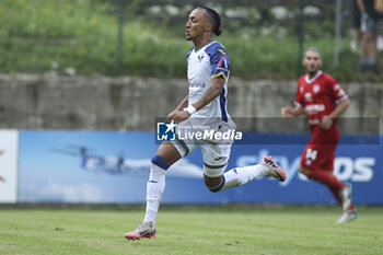 2024-07-24 - Dailon Livramento of Hellas Verona FC during Hellas Verona FC vs Virtus Verona FC, 3° Test Match, at Centro Sportivo 'La Pineta' on Folgaria (TN), on July 24, 2024. - HELLAS VERONA FC VS VIRTUS VERONA - FRIENDLY MATCH - SOCCER