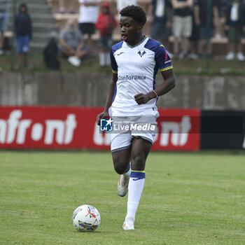 2024-07-24 - Alphadjo Cissè of Hellas Verona during Hellas Verona FC vs Virtus Verona FC, 3° Test Match, at Centro Sportivo 'La Pineta' on Folgaria (TN), on July 24, 2024. - HELLAS VERONA FC VS VIRTUS VERONA - FRIENDLY MATCH - SOCCER