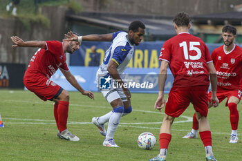 2024-07-24 - Jayden Braaf of Hellas Verona FC competes for the ball during Hellas Verona FC vs Virtus Verona FC, 3° Test Match, at Centro Sportivo 'La Pineta' on Folgaria (TN), on July 24, 2024. - HELLAS VERONA FC VS VIRTUS VERONA - FRIENDLY MATCH - SOCCER