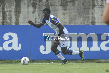 2024-07-24 - Karlson Nwanege of Hellas Verona during Hellas Verona FC vs Virtus Verona FC, 3° Test Match, at Centro Sportivo 'La Pineta' on Folgaria (TN), on July 24, 2024. - HELLAS VERONA FC VS VIRTUS VERONA - FRIENDLY MATCH - SOCCER