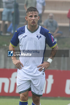 2024-07-24 - Tomas Suslov of Hellas Verona during Hellas Verona FC vs Virtus Verona FC, 3° Test Match, at Centro Sportivo 'La Pineta' on Folgaria (TN), on July 24, 2024. - HELLAS VERONA FC VS VIRTUS VERONA - FRIENDLY MATCH - SOCCER