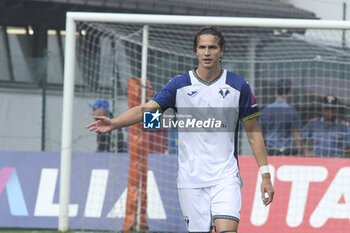 2024-07-24 - Daniele Ghilardi of Hellas Verona gestures during Hellas Verona FC vs Virtus Verona FC, 3° Test Match, at Centro Sportivo 'La Pineta' on Folgaria (TN), on July 24, 2024. - HELLAS VERONA FC VS VIRTUS VERONA - FRIENDLY MATCH - SOCCER