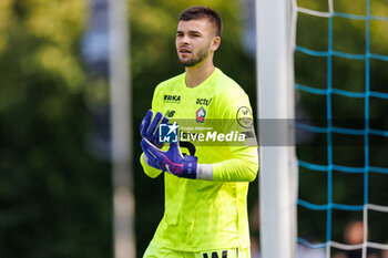 2024-07-24 - Lucas Chevalier (OSC Lille) during the Friendly football match between VfL Wolfsburg and LOSC Lille on 24 July 2024 at Jahnstadion in Rheda-Wiedenbrück, Germany - FOOTBALL - FRIENDLY GAME - WOLFSBURG V LILLE - FRIENDLY MATCH - SOCCER