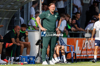 2024-07-24 - Head coach Ralph Hasenhüttl (VfL Wolfsburg) during the Friendly football match between VfL Wolfsburg and LOSC Lille on 24 July 2024 at Jahnstadion in Rheda-Wiedenbrück, Germany - FOOTBALL - FRIENDLY GAME - WOLFSBURG V LILLE - FRIENDLY MATCH - SOCCER