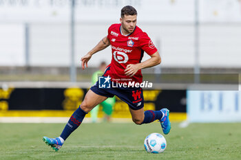 2024-07-24 - Gabriel Gudmundsson (OSC Lille) during the Friendly football match between VfL Wolfsburg and LOSC Lille on 24 July 2024 at Jahnstadion in Rheda-Wiedenbrück, Germany - FOOTBALL - FRIENDLY GAME - WOLFSBURG V LILLE - FRIENDLY MATCH - SOCCER