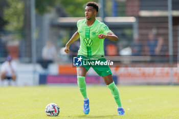 2024-07-24 - David Odogu (VfL Wolfsburg) during the Friendly football match between VfL Wolfsburg and LOSC Lille on 24 July 2024 at Jahnstadion in Rheda-Wiedenbrück, Germany - FOOTBALL - FRIENDLY GAME - WOLFSBURG V LILLE - FRIENDLY MATCH - SOCCER