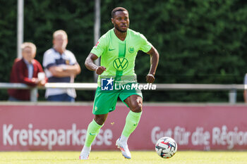 2024-07-24 - Ridle Baku (VfL Wolfsburg) during the Friendly football match between VfL Wolfsburg and LOSC Lille on 24 July 2024 at Jahnstadion in Rheda-Wiedenbrück, Germany - FOOTBALL - FRIENDLY GAME - WOLFSBURG V LILLE - FRIENDLY MATCH - SOCCER