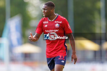 2024-07-24 - Bafode Diakite (OSC Lille) during the Friendly football match between VfL Wolfsburg and LOSC Lille on 24 July 2024 at Jahnstadion in Rheda-Wiedenbrück, Germany - FOOTBALL - FRIENDLY GAME - WOLFSBURG V LILLE - FRIENDLY MATCH - SOCCER