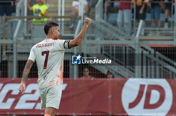 2024-08-03 - Roma's Luca Pellegrini in action against during the
friendly match AS Roma - Olympiacos FC at the 