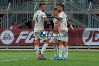 2024-08-03 - Roma's Luca Pellegrini in action against during the
friendly match AS Roma - Olympiacos FC at the 