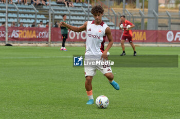 2024-08-03 - Roma's Leonardo Graziani in action during the friendly match AS Roma - Olympiacos FC at the 