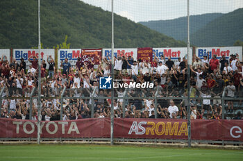 2024-08-03 - Roma's supporters during the friendly match AS Roma - Olympiacos FC at the 