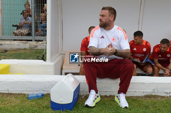 2024-08-03 - Roma's Coach Daniele De Rossi during the friendly match AS Roma - Olympiacos FC at the 