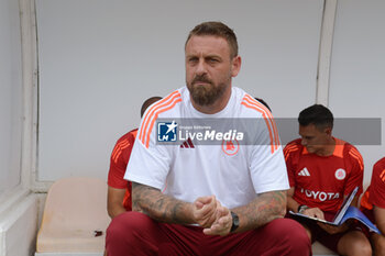 2024-08-03 - Roma's Coach Daniele De Rossi during the friendly match AS Roma - Olympiacos FC at the 