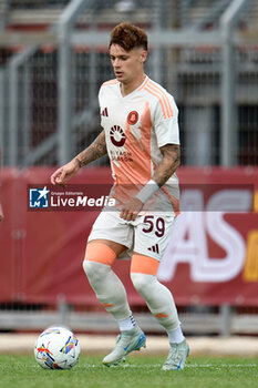 2024-08-03 - Roma's Nicola Zalewski in action during the friendly match AS Roma - Olympiacos FC at the 