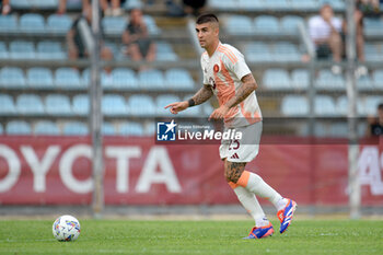 2024-08-03 - Roma's Gianluca Mancini in action during the friendly match AS Roma - Olympiacos FC at the 