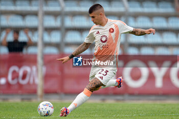 2024-08-03 - Roma's Gianluca Mancini in action during the friendly match AS Roma - Olympiacos FC at the 