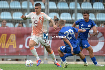 2024-08-03 - Roma's Gianluca Mancini in action during the friendly match AS Roma - Olympiacos FC at the 