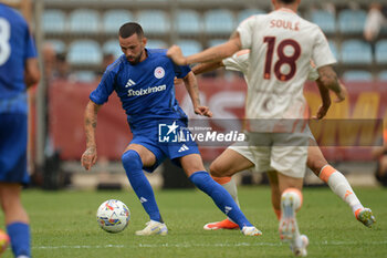 2024-08-03 - Olympiacos FC Kristoffer Velde during the friendly match AS Roma - Olympiacos FC at the 