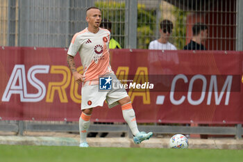 2024-08-03 - Roma's Angelinho in action during the friendly match AS Roma - Olympiacos FC at the 