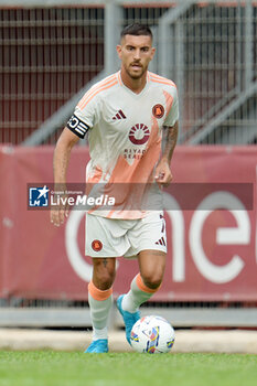 2024-08-03 - Roma's Lorenzo Pellegrini in action during the friendly match AS Roma - Olympiacos FC at the 