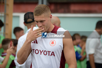 2024-08-03 - Roma's Artem Dovbyk during the AS Roma - Olympiacos FC friendly match at the 