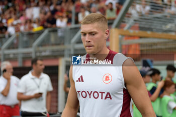 2024-08-03 - Roma's Artem Dovbyk during the AS Roma - Olympiacos FC friendly match at the 