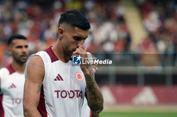 2024-08-03 - Roma's Lorenzo Pellegrini during the AS Roma - Olympiacos FC friendly match at the 